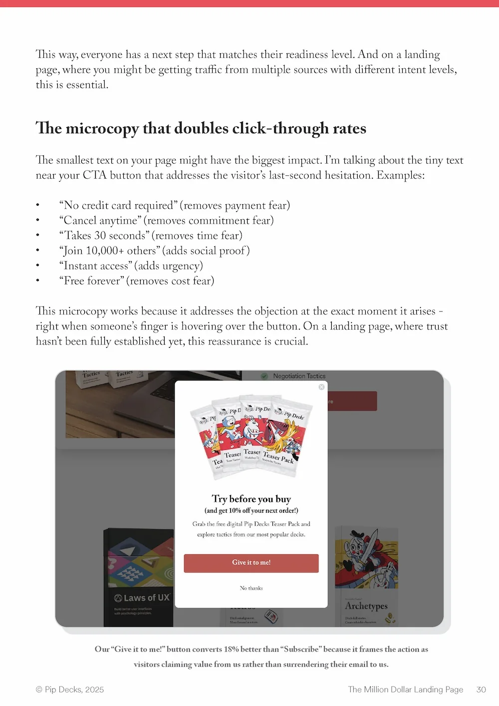 The Million Dollar Landing Page - Image 7